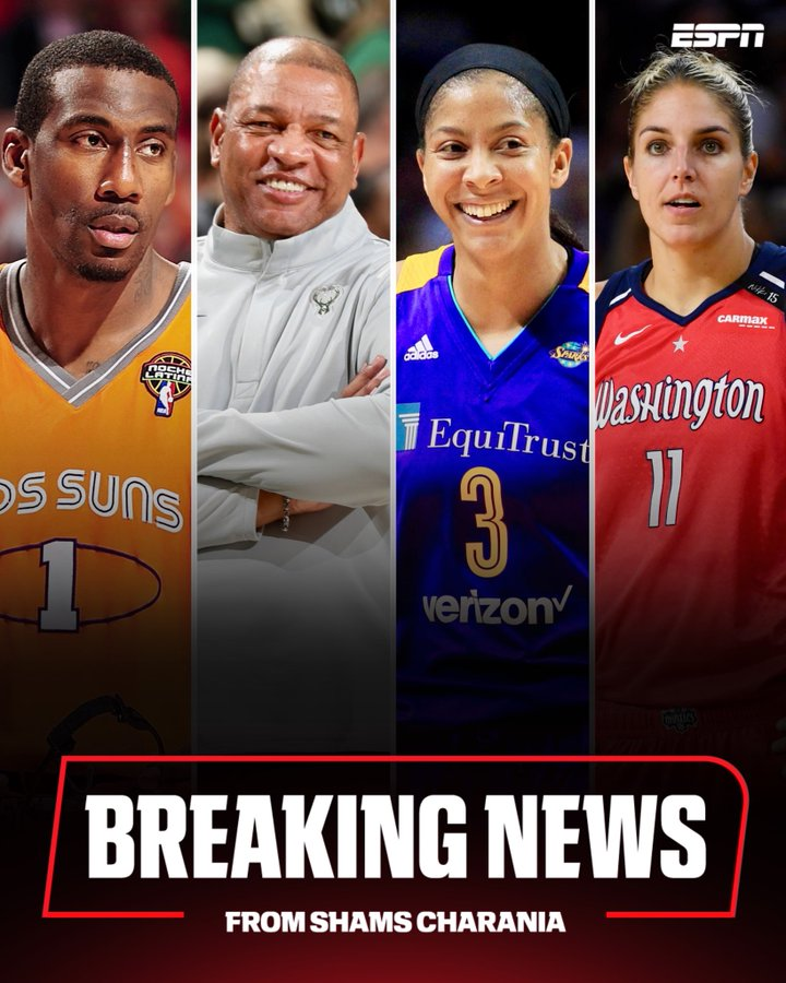 开云-Shams：老里与小斯确定入选篮球名人堂 两大WNBA球星也在列